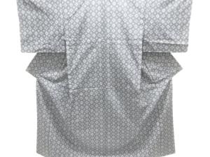 花菱模様織り出し西陣伝承紬着物